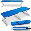 TRESKO XXL Brandina da Campeggio | Letto da Camping | Letto per Ospiti | 190 x 64 x 44 cm | Pieghevole | Tubo di Metallo | capacità Fino a 150 kg