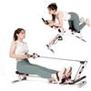 TODO 3 in 1 Vogatore per Casa, Multifunzionale Vogatore con 2 Intensità Regolabili, Trainer Addominale Pieghevole, Ab Trainer per Allenamento Muscolare e Tutto il Corpo, fino a 120KG