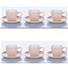 Villa d'Este Home Tivoli 1996 Set 6 tazzine caffè 100 ml con piattino in porcellana new bone China, Oh Sandy, Forma