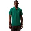 Calvin Klein Uomo Maglietta Polo Maniche Corte Monogram Pique in Cotone, Rosso (Renaissance Red), S