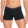 Tommy Hilfiger Uomo Pantaloncini Boxer Confezione da 3 con Fascia con Logo, Multicolore (Primary Red/White/Desert Sky), M