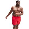 Speedo Plus Size Essential 16 Pollici Costume a Pantaloncino per Uomo, Fed Red, 46 EU