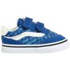Vans Brooklyn, Scarpe da Ginnastica Unisex - Bambini e Ragazzi, 7WM - Retro Logo True Blue, 19 EU