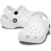 Crocs Littles Clog, Zoccoli Unisex - Bambini e Ragazzi, Bianco, 17/19 EU