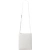 Calvin Klein Donna Borsa a Tracolla in Pelle, Bianco (Chalk), Taglia Unica