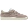 Reebok Club C 85, Scarpe da Ginnastica Donna, Grigio Grittygrey Sport Beige Breakawaygreen, 42 EU