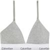 Calvin Klein Donna Reggiseno a Triangolo Lightly Lined con Fascia con Logo, Grigio (Grey Heather), L