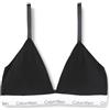 Calvin Klein Donna Reggiseno a Triangolo Lightly Lined con Fascia con Logo, Nero (Black(Ub1)), XL