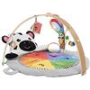 Baby Einstein Palestrina in peluche Zen's Activity Milestones di Baby Einstein, con barra in legno, per neonati e bimbi, 0-12 mesi, lavabile in lavatrice