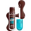 NYX Professional Makeup Gloss e Tinta Labbra Idratante 2in1, Idratazione fino a 12H, Con Vitamina B12 e Magnesio, Lip IV Hydrating Gloss Stain, Tonalità: 05 Mocha Me Wet