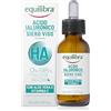 Equilibra, Siero Viso Acido Ialuronico a Diversi Pesi Molecolari, 60 ml, con Aloe Vera Equilibra e Vitamina E, Siero Gel Facilmente Assorbibile, Dermatologicamente Testato e Adatto a Pelli Sensibili