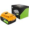 Green Cell Batteria agli ioni di litio da 4 Ah 18 V da 4000 mAh per DeWalt XR 18 V DCB182 DCB184 DCB200 DCB201 DCB180 DCB181 con indicatore di carica della batteria, nessun effetto memoria