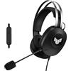 ASUS TUF Gaming H1 Gen II, Cuffie da Gaming Cablate, Connessione con USB-A 2.0, Audio Immersivo Surround 7.1, Driver con Magnete al Neodimio da 40mm, Per PC, PS4 e PS5, Nero