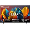 Hisense TV 43" QLED 4K 43E77NQ, Smart TV VIDAA U7, Dolby Vision, HDR 10+, Game Mode Plus, Dolby Atmos, Alexa Built-in, VIDAA Voice, Tuner DVB-T2/S2 HEVC 10, lativù 4K