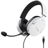 Trust Gaming GXT 490W Fayzo Cuffie Gaming USB con Audio Surround 7.1, Driver 50 mm, 35% Plastica Riciclata, Illuminazione RGB, Over-Ear Cuffie con Microfono Noise Cancelling per PC PS5 - Bianco
