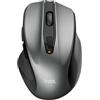 Trust Nito Mouse Wireless Ergonomico, Mouse senza Fili Confortevole, 6 Pulsanti, 800-2200 DPI, Microricevitore USB, Batteria Inclusa, Ufficio a Casa Mac PC Macbook Laptop Chromebook, Nero