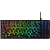 HyperX Alloy Origins Core, Tastiera Meccanica da Gaming Cablata, Illuminazione RGB, Telaio in Alluminio, 80 Milioni di Pressioni Garantite, Cavo USB-C, 3 Dispositivi Collegabili, Layout Inglese, Nera