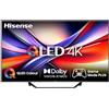 Hisense TV 43" QLED 4K 2025 43A72Q, Smart TV VIDAA U8, Dolby Vision, HDR 10+, Game Mode Plus, Dolby Atmos, Alexa Built-in, VIDAA Voice, Tuner DVB-T2/S2 HEVC 10, lativù 4K, 43''