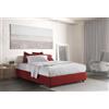 Talamo Italia - Letto alla Francese Chloe, Letto Contenitore in Tessuto, Apertura Frontale, Adatto per Materasso Cm 140x200, 100% Made in Italy, Beige