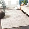 Livabliss Roma Tappeto Vintage Tappeto per Soggiorno, Corridoio, Cucina Tappeti Salotto Classico, Orientale, leggera Manutenzione Pelo Corto, Grande, 120x170 cm Bianco Opaco e Grigio