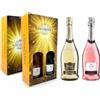 Sant'Orsola Casa Sant'Orsola - Set Vino Cuvèe Prestige Blanc de Blancs e Rosè, da Prestigiosa Uva Italiana, Gusto Dolce con Note Fruttate e Aromatiche, 2x750 ml