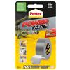 Pattex Power Tape, Nastro Telato Americano, Nastro Isolante Extra Forte per Carichi Pesanti, Per Tutti i Materiali, Impermeabile, Universale, Per Riparazioni, Fissaggio, Imballaggio, Grigio, 48mmx5m