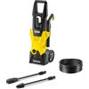 Kärcher Idropulitrice K 3, Pressione max 120 bar, Portata 380 l/h, Area di lavoro 25 m²/h, Filtro acqua, Pistola e Tubo Alta Pressione 6m, Serbatoio detergente, Ugello mangiasporco, Lancia Vario Power