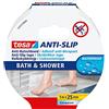 tesa Nastro antiscivolo per bagno e doccia, trasparente