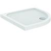 Ideal Standard - Eurovit, Piatto doccia quadrato con angolo curvo in ceramica 90x90cm, Bianco
