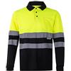 VELILLA 175 - Polo Bicolor Manica Lunga