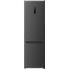 Cecotec Frigorífico Combi 2 Puertas Bolero CoolMarket Combi 356 Dark D. 356 L, Altura 200 cm y 60 cm de Ancho, Bajo Consumo, Sistema Multi Air Flow, Total No frost, 2 Cajones