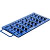 BGS 74484 | Lavagna magnetica | con quadrato esterno | per 36 chiavi a bussola | azionamento 6,3 mm (1/4"), 10 mm (3/8"), 12,5 mm (1/2")