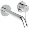 Ideal Standard - Ceraline, Miscelatore monocomando a parete, Rubinetto lavabo a muro, Solo parti esterne, Cromato