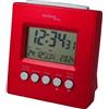 techno line WT 228 Rot Orologio Radio, Rosso Metallizzato, 7.7x4x7.8 cm