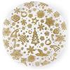 Excelsa White Home Piatto Panettone/Portata, Vetro