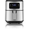 Ufesa Falcon Friggitrice Aria, Air Fryer da 6,5 L, Inox, Tecnologia Air Pulse, 8 Programmi, 1700 W, Digitale, Timer, Temperatura 80ºC - 200ºC, Senza BPA ne PFOA, Cestello e vassoio Antiaderenti
