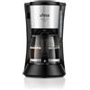 Ufesa CG7125 Capriccio 12 Delux Macchina Caffè Americano, 12 tazze, 680 W, Brocca 1,2 L, Filtro Permanente, Piastra Riscaldante Antiaderente, Sistema Salvagoccia, Auto Stop, Finiture in Acciaio Inox