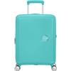 American Tourister Soundbox - Trolley S Espandibile Bagaglio a Mano, 55 cm, 35.5/41 L, Blu (Poolside Blue)