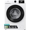 Hisense WF1G6021BW Lavatrice Slim a Carica Frontale 6 kg, 1200 rpm, 15 Programmi, Display LED, Programma Rapido, Partenza Ritardata, Classe Energetica B
