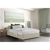Dmora Talamo Italia - Letto alla Francese Chloe, Letto Contenitore in Tessuto, Apertura Frontale, Adatto per Materasso Cm 140x200, 100% Made in Italy, Blu