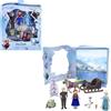 Mattel Disney Frozen - Set Personaggi Frozen con 6 Personaggi Classici, Mini Bambole e Accessori Ispirati ai Film, Giocattolo per Bambini 3+ Anni, HLX04