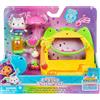 Gabby's Dollhouse - Set da gioco da balcone di Dolcetto, 8 pezzi con figure giocattolo, accessori per la casa delle bambole e giochi sensoriali, giocattoli per bambini per ragazze e