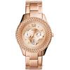 Fossil Orologio Stella per donna, Movimento cronografico al quarzo con cinturino in acciaio inossidabile, 38 mm, Tono oro rosa