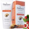 Florence 100ml. Bio Crema con Bava di Lumaca al 65%, Acido Ialuronico PURO 100%, Vitamina C, E. Ingredienti a Nota Azione Antietà, Cicatrizzante e Antimacchia per Viso, Collo e Contorno Occhi.