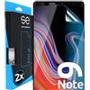 smart engineered 3D Pellicola protettiva per schermo per Samsung Galaxy Note 9 [2 pezzi Transparente, Case-friendly, Non Vetro Temperato ma Pellicola Protettiva TPU