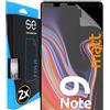 smart engineered 3D Pellicola protettiva per schermo per Samsung Galaxy Note 9 antiriflesso [2 pezzi Opaco, Case-friendly, Non Vetro Temperato ma Pellicola Protettiva TPU