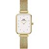 Daniel Wellington Quadro Orologi 20x26mm Double Plated Stainless Steel (316L) And Crystals Gold