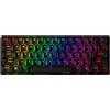 HyperX Alloy Origins 60, Tastiera Meccanica da Gaming Cablata, Illuminazione RGB, Telaio in Alluminio, 80 Milioni di Pressioni Garantite, Cavo USB-C, 3 Dispositivi Collegabili, Layout Inglese, Nera