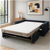 EVERGREENWEB MATERASSI & BEDS EVERGREENWEB Materasso Matrimoniale Ortopedico 140x190 Altezza 12 Cm in Waterfoam - Ottimo materassino per secondo letto, per divano letto - Lastra in Poliuretano Rivestimento ANALLERGICO - DAY