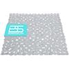 Brandsseller-Tappetino Antiscivolo per Doccia in Effetto Pietra Grigio 53x53cm